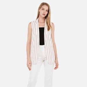 Express Pin Stripe Blazer Vest L